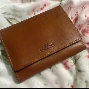 New!  King Ranch Saddleshop Ladies’ Leather Tri-Fold Clutch Wallet